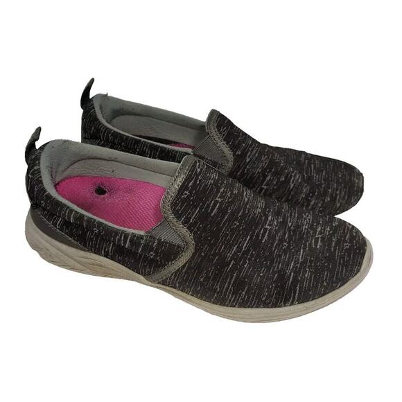 Vionic Shoes Womens Sz 8 Black Kea Slip On Sneakers Walking Boat Beach Boating - Picture 1 of 12